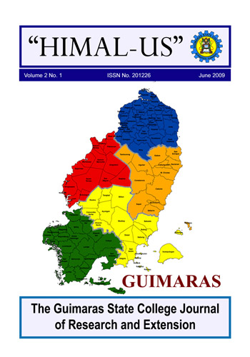 					View Vol. 2 No. 1 (2009): The Guimaras State College Journal of Research and Extension
				